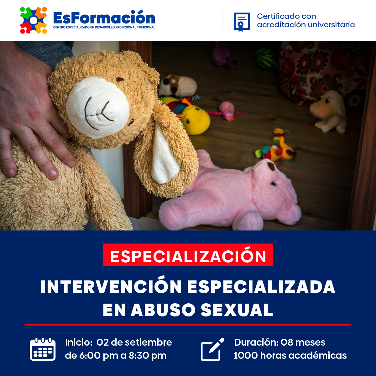 INTERVENCIÓN ESPECIALIZADA EN ABUSO SEXUAL