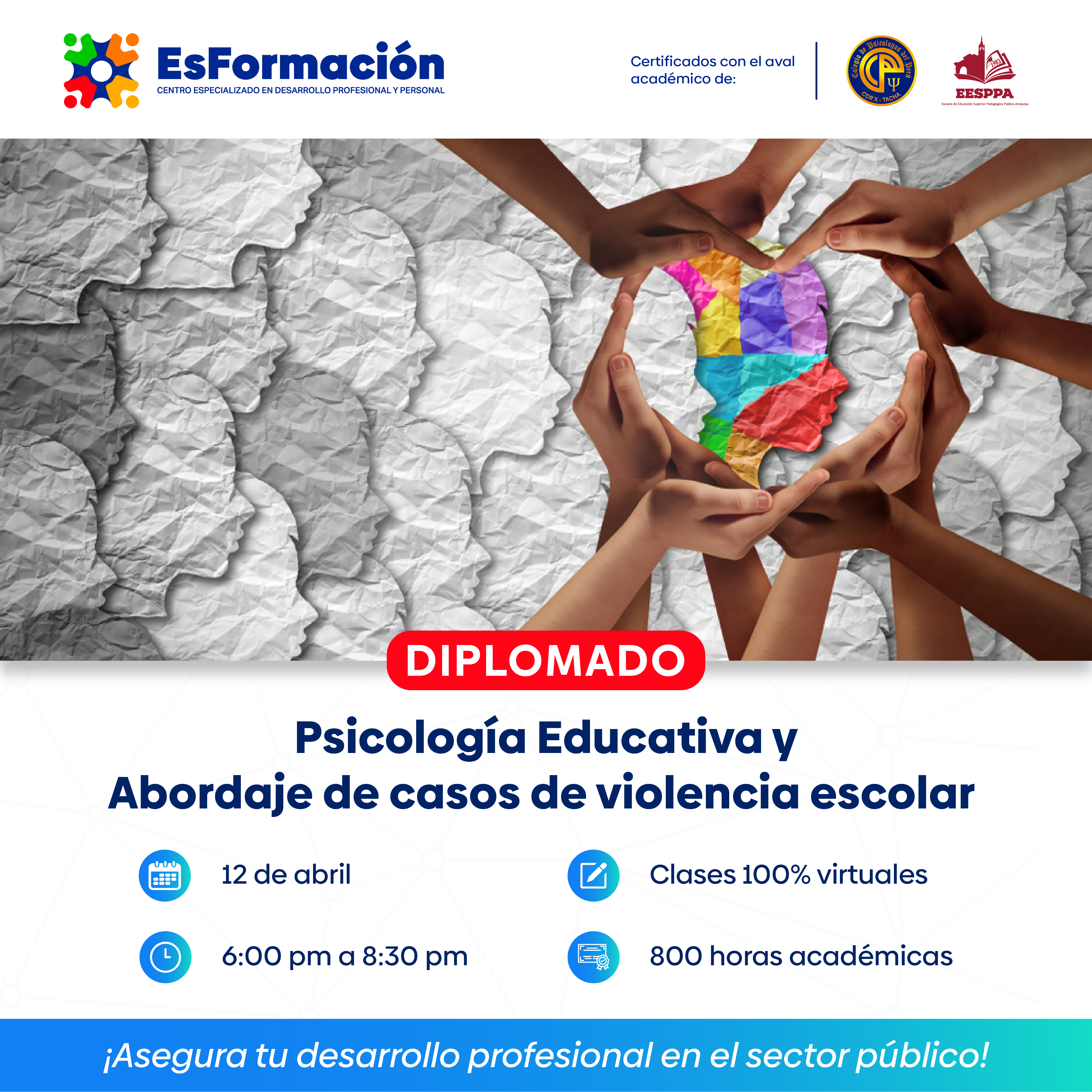 Psicología Educativa y Abordaje de casos de violencia escolar - ESF04-2024