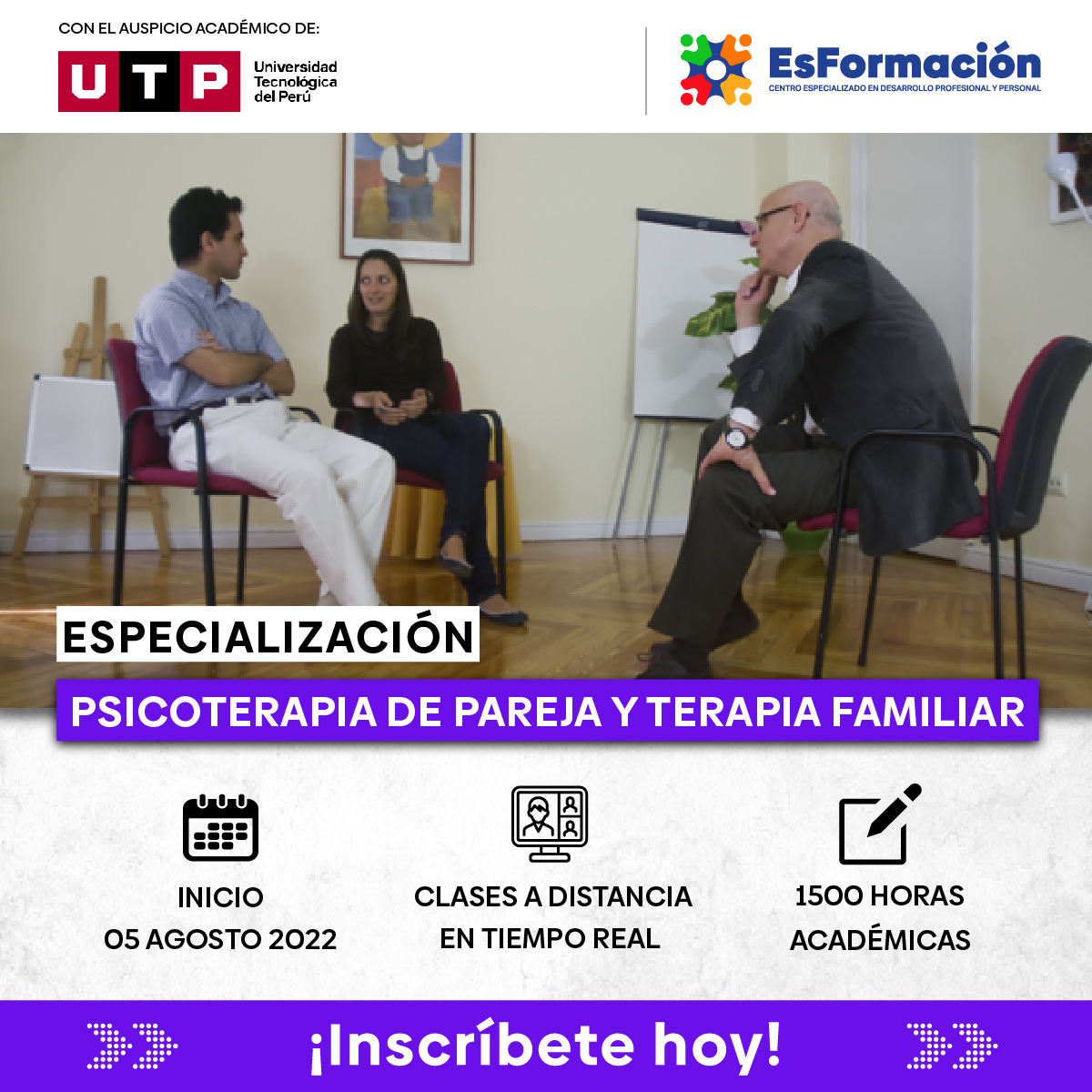 Psicoterapia de Parejas y Terapia Familiar