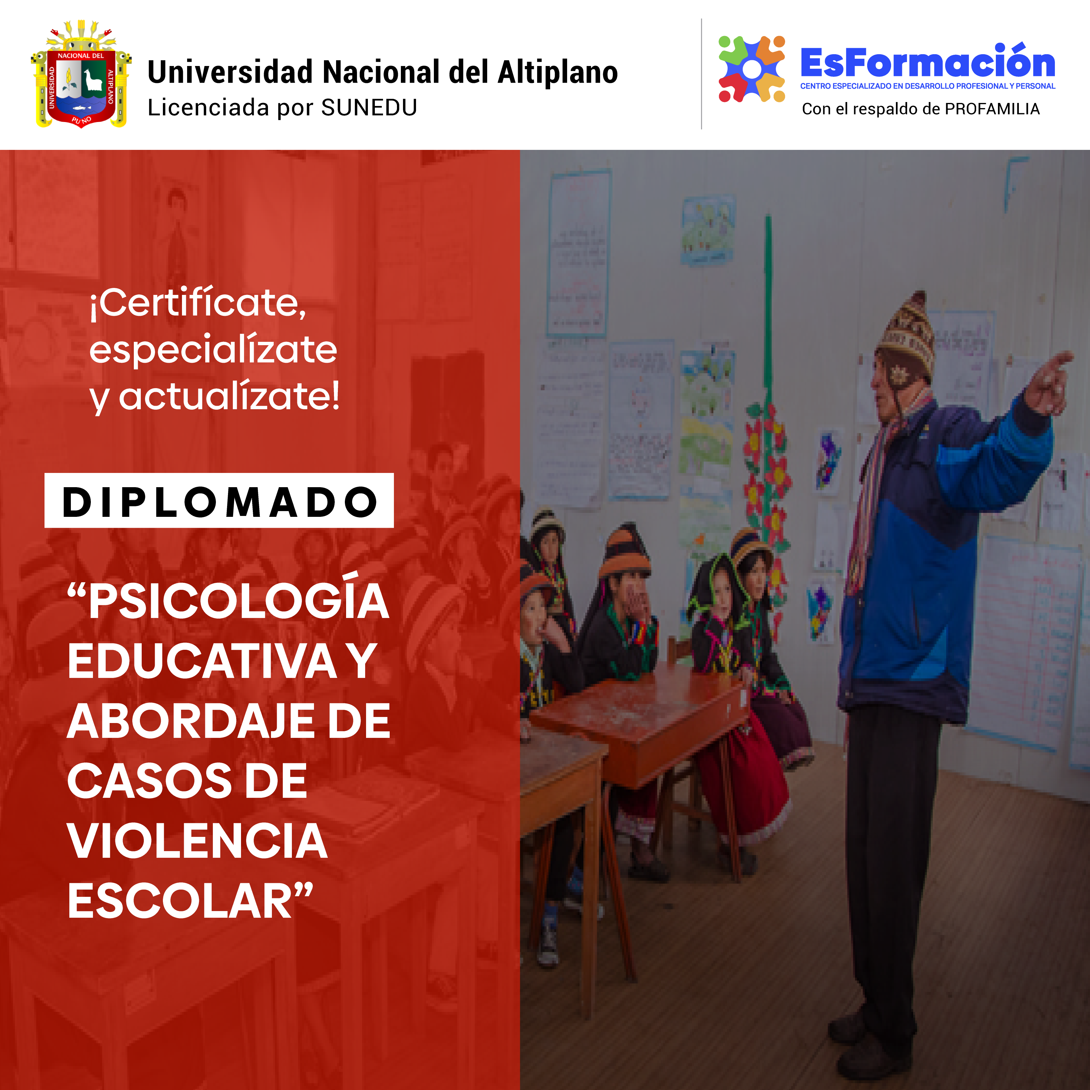 Psicología Educativa y Abordaje de Casos de Violencia Escolar