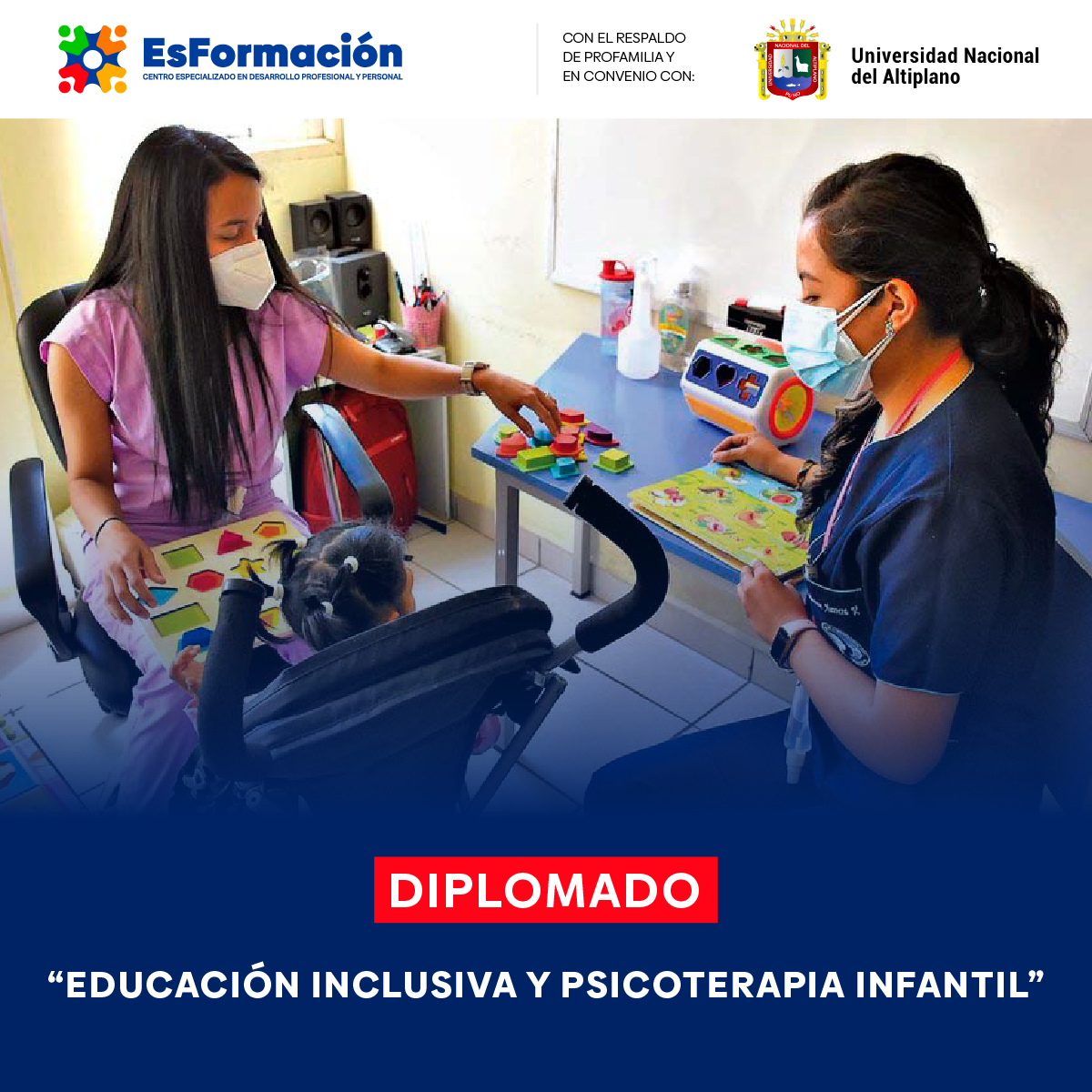 Educación Inclusiva y Psicoterapia Infantil.