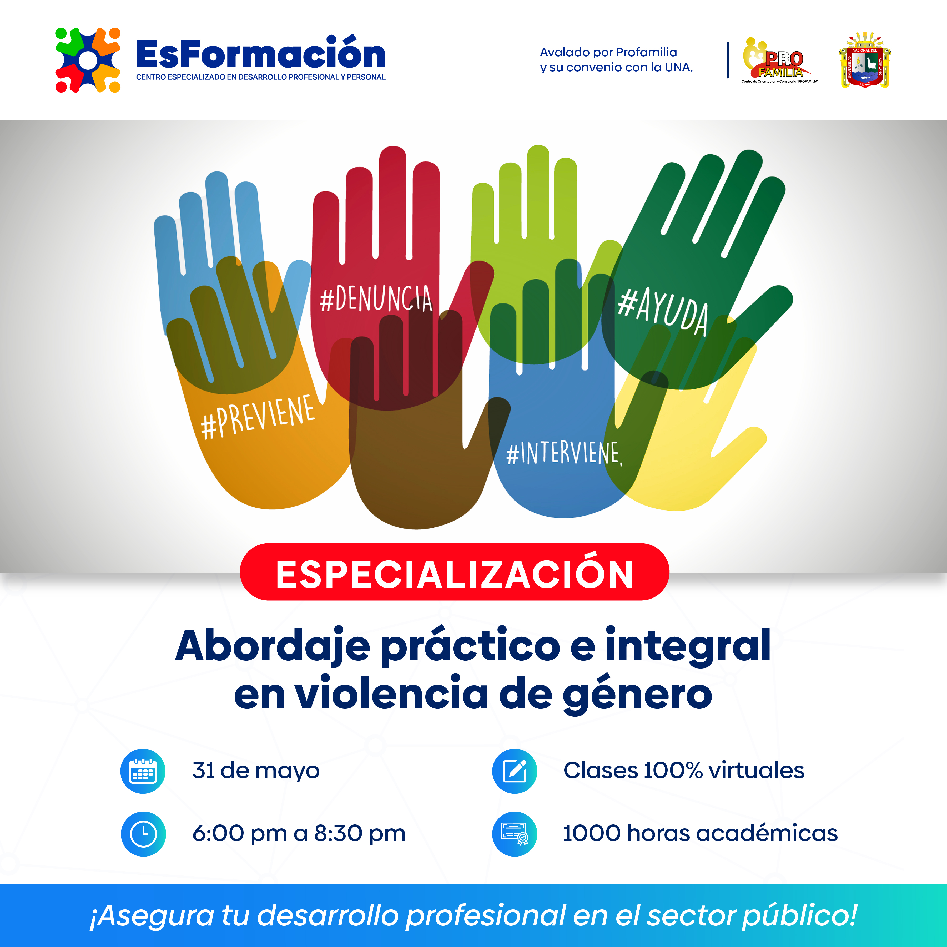 Especialización en Abordaje Práctico e integral en Violencia de Género 