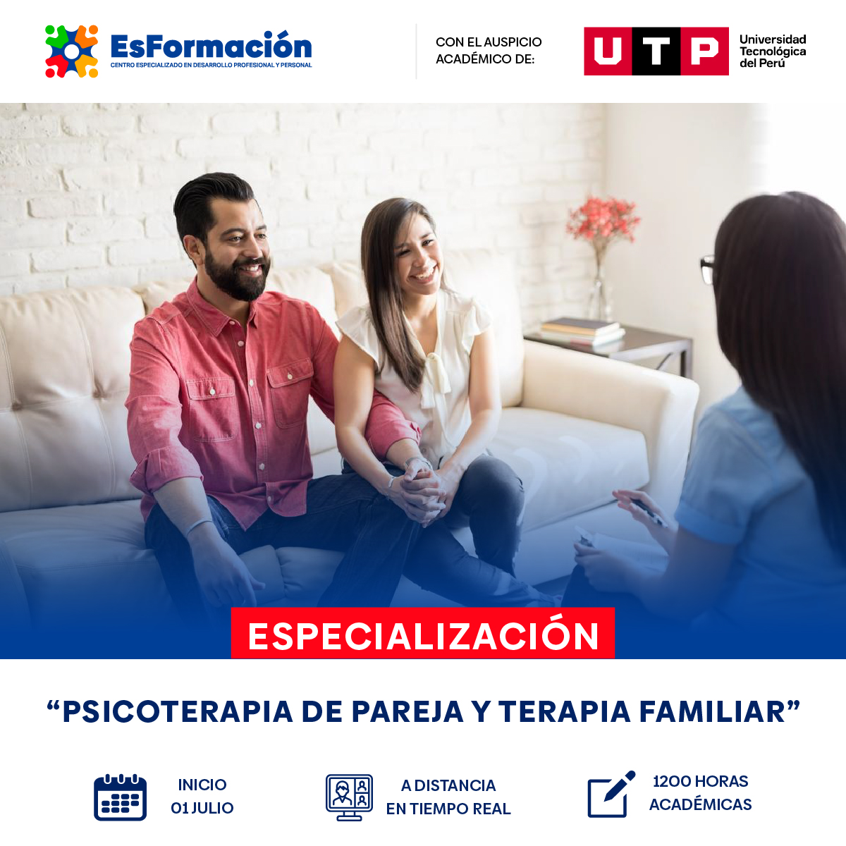 Psicoterapia de Pareja y Terapia Familiar